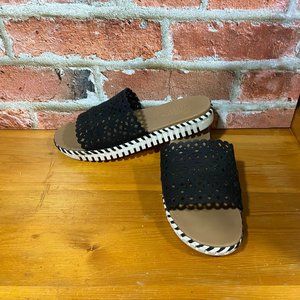 Skechers luxe foam Sepulveda Petunia Slide black Size 11